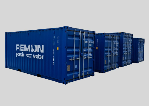 containerized water treatment solutions Remon