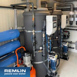 Geisoleerde container met waterbehandeling voor Urker vishandel